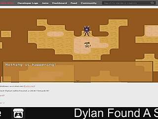 Dylan Found A Stick In Bondage Scene