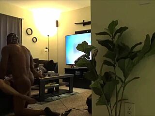 I’m digging deep into tight Russian brunette pussy sideways