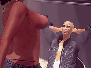 Grandpa and Young Girl in Animated Adventure Story