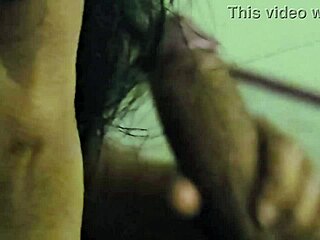 Latina gives blowjob at night
