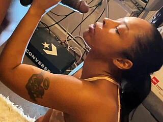 Riding & Squirting On Big Black Cock!