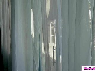 Three horny sluts lick and toy their pussy