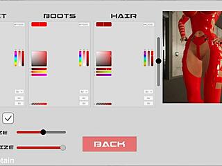 Detailed 3D metal bondage fetish game with mature femdom