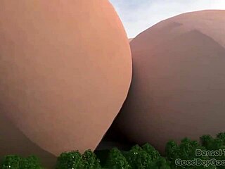 Lilith's massive boobs and belly in hot sex scenes