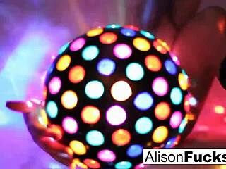 sexy big boobed babe alison tyler masturbates at night club 😘