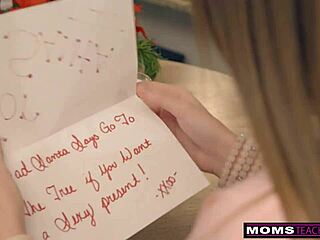 Momsteachsex presents Santa's helpers in a Christmas threesome.