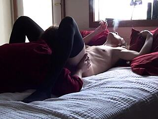 Marie Madison smoking through orgasms and a creampie!