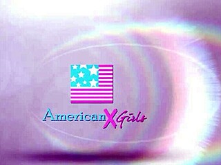 sexy blonde model fingering her pussy for the camera at americanxgirls.com 😍