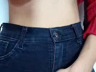 spanking tits with belt punishment