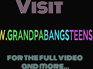 Ez a Vörös Hajú Európai 18+ Tini Puncit Kap egy Idős Pasitól