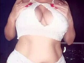 Hot latina milf dances in lingerie then gets anal fucked hard