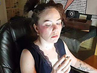 Smoking Step Daughter Caught with Cigarette Again