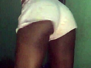 Neighbor Watches Strip Teasing And Twerking!