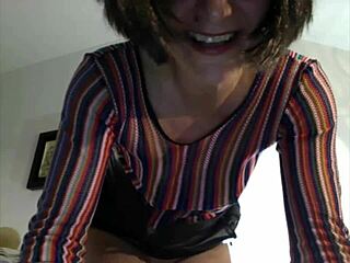 Olga's squirt machine leaves the floor soaked for cleanup