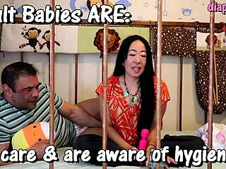 They’re just roleplaying in diapers, breaking all the media myths.