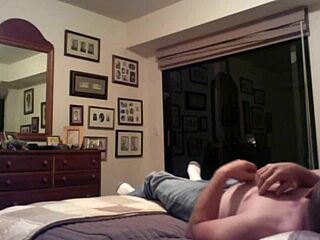 alex trotter rides cock hard in bed