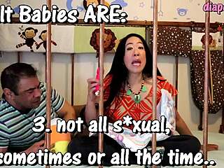 They’re just roleplaying in diapers, breaking all the media myths.