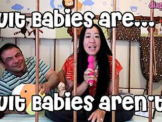 They’re just roleplaying in diapers, breaking all the media myths.