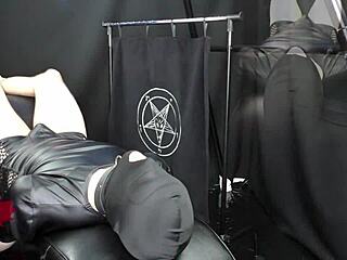 She showcases her skills with intense face sitting for the camera