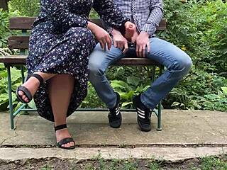 Handjob Outdoors in the Park, I Can't Believe We Did This, OMG!