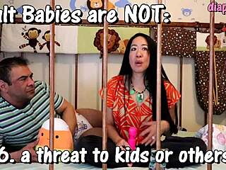 They’re just roleplaying in diapers, breaking all the media myths.