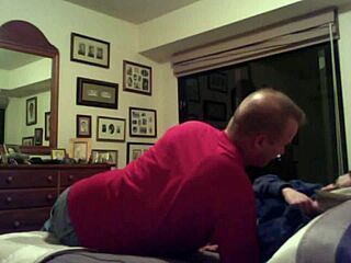 alex trotter rides cock hard in bed