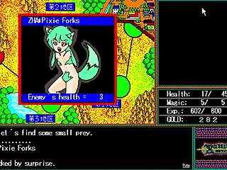 Let's play Rance Quest for Hikari part 7 with licking and BDSM