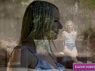 Lovely And Horny Lesbian Blonde Babes Bailey Brooke Kiara Cole Kiss Tender And Lick Their Nipples And Natural Boobs