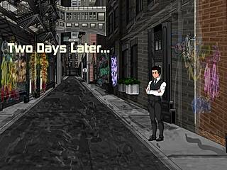 Офисен секс без лоши чувства с секретарка и кросдресър колега