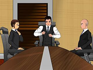 no hard feelings in the office with the secretary and crossdressing colleague