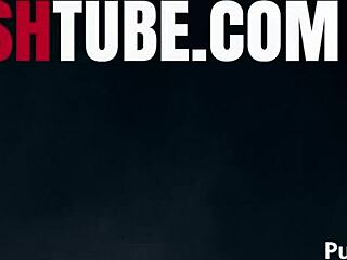 Amazing Blonde Niki Cole In Hot Threesome Action