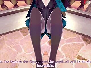 嘿，原神Lynette超赞口交加性爱，顶级POV 😘