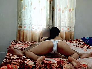 village girl performs well in homemade video