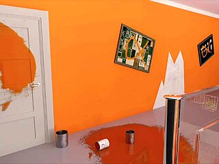 In Being A Dik, chick route 86 involves talking to the diks in 3D cartoon style