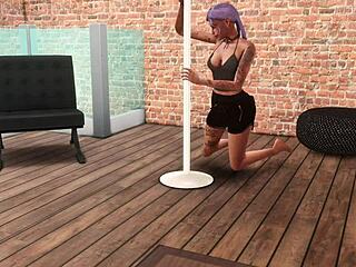 Stripper loves sucking multiple in sims 4 animation