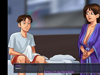 saw her masturbate and helped her cum in summertime saga 2