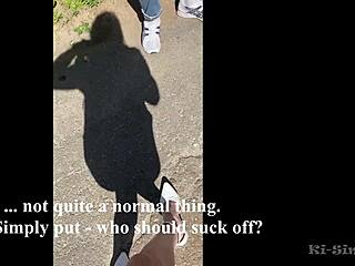 Ki-Sim Sucking Off a Stranger on the Street Not Fake