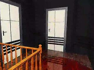 V Being A Dik, chick route 86 zahrnuje mluvení s diky ve stylu 3D karikatury