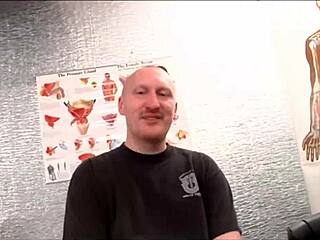 Want to see this German housewife's blowjob in school?