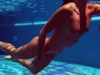 poolside solo fingering by tiffany tatum