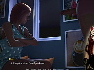 in a scent 24, milf gives blowjob with big tits in corset