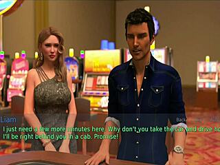 Wife and stepmother in hentai cartoon game engage in detailed anime scene