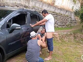 More Behind-The-Scenes With Katharine Madrid, Tony Tigrao, And Binho Ted Featuring Big Tits And Monster Cocks