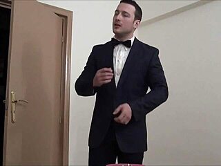 is that waiter hulk masturbating his muscular gay body?