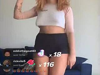 bouncing blonde titties during workout?