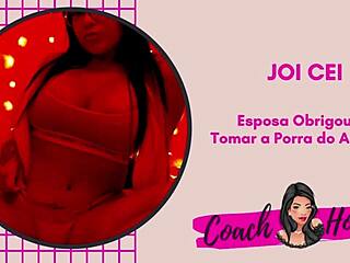 Wife forces cuckold husband to drink lover's cum in guided jerk off instructions, joi cei session 29