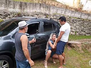 More Behind-The-Scenes With Katharine Madrid, Tony Tigrao, And Binho Ted Featuring Big Tits And Monster Cocks