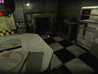 Playing Fap Nights at Frenni's Arcade Mode Easy Level.