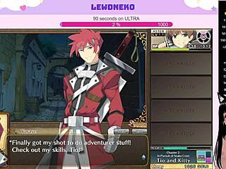 i'm vtuber lewdneko playin evenicle part 6, moanin with big tits n creampie