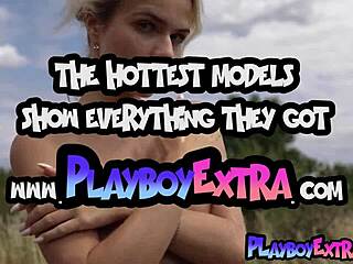 Petite Blonde Russian Babe Aleksandra Smelova Feels Free Naked Outdoors in Wild Softcore Display